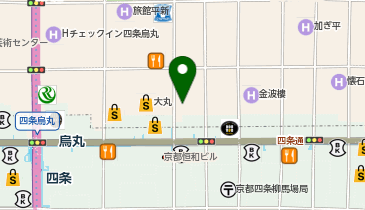 京都洋食 スター食堂 烏丸分店の地図画像