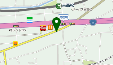 ザグザグ 屋島店の地図画像