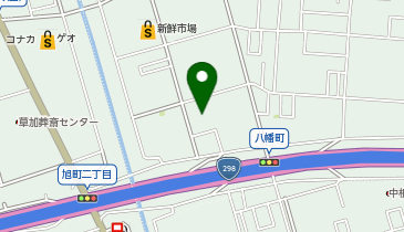 ダイドーアサヒベンディング株式会社 草加営業所の地図画像