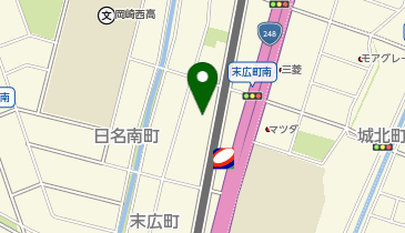 ダイドーアサヒベンディング株式会社 岡崎営業所の地図画像