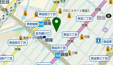 ヒロ銀座ヘアーサロン 銀座本店の地図画像