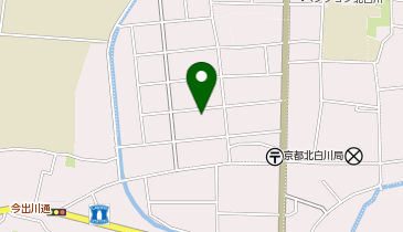 京都大学人文科学研究所附属人文情報学創新センターの地図画像