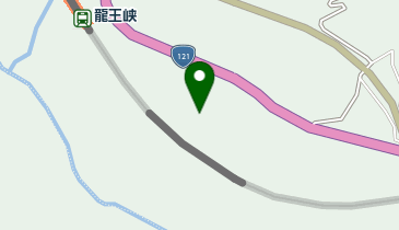 龍王峡つりガーデンの地図画像