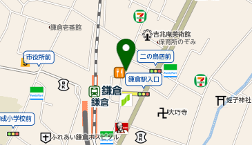 ジブリがいっぱい どんぐり共和国 鎌倉店の地図画像