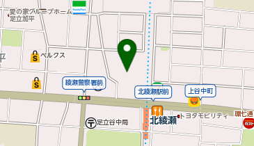 おかしのまちおか ららテラス北綾瀬店の地図画像