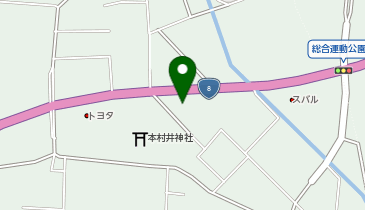 古城モータース 石川白山店の地図画像