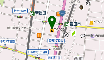 豊田市駅西口サービスセンターの地図画像