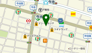 名古屋辛麺 鯱輪 今池店の地図画像