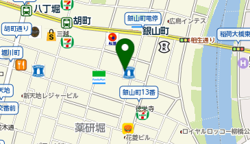 居酒屋一善 胡町店の地図画像