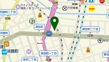 秋葉ビストロ BLUE SKY(ブルー スカイ)の地図画像