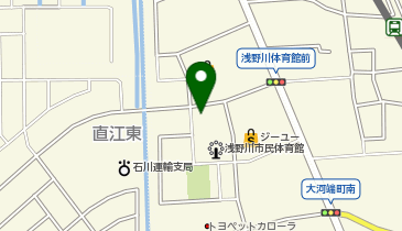 浅野川公民館の地図画像