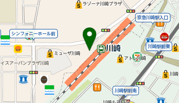 コメダ和喫茶 おかげ庵 川崎駅西口店の地図画像