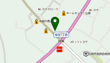 王道家直伝との丸家 石岡店の地図画像