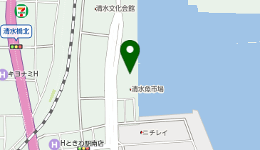 87coast(ハチナナコースト)の地図画像