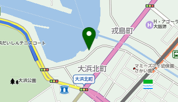 堺旧港船着場の地図画像