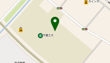 千葉工業大学 新習志野図書館の地図画像