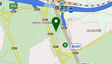 森のビアガーデンの地図画像