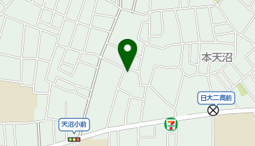 コミュニティふらっと本天沼の地図画像