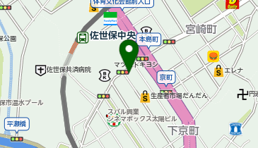 株式会社エフピーシー 佐世保支社の地図画像