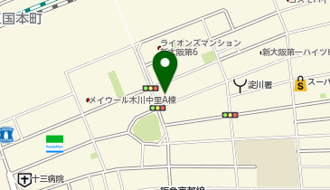 こがらや 西中島店の地図画像