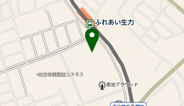 赤池球場の地図画像