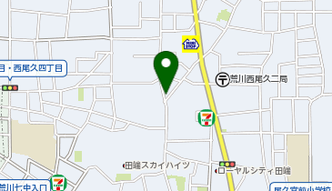 焼き鳥もつ焼き 青山 荒川小台の地図画像