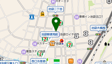 はあとねいる 池袋西口店の地図画像