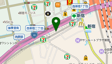 A・One(エーワン) 新宿店の地図画像