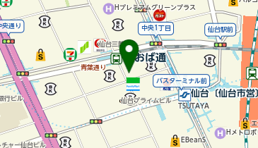 野菜巻き串と餃子 串とメシにはサケキタル。 仙台駅前店の地図画像