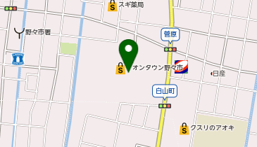リユースのサカイ イオンタウン野々市店の地図画像