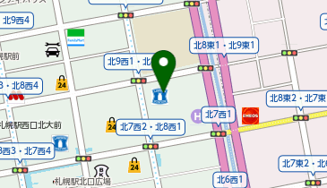 ごまそば八雲 さつきた店の地図画像