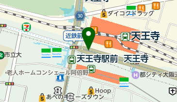 アンスリー ekimo(エキモ)天王寺店の地図画像