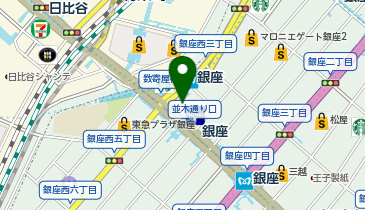 サーティワンアイスクリーム To Go(トゥー ゴー) 銀座数寄屋橋店の地図画像