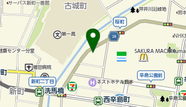 ワンストップ相続のルーツ 熊本センターの地図画像