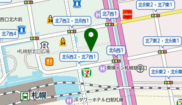 北海道労働局労働基準部 労災補償課 診療費担当部門の地図画像