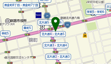 釧路まちなか横丁の地図画像