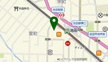 サンシティ池田の地図画像