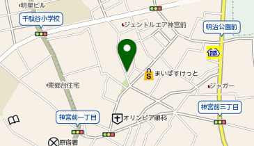 Q-ROOMS. HARAJUKU(キュールームス原宿)の地図画像