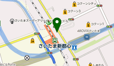 ekismさいたま新都心の地図画像