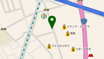 大型コインランドリー 黒埼店の地図画像