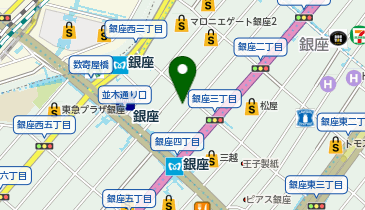 銀座 青果堂の地図画像