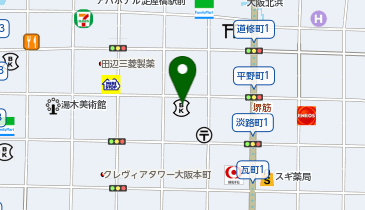 株式会社サンタン 大阪本社の地図画像