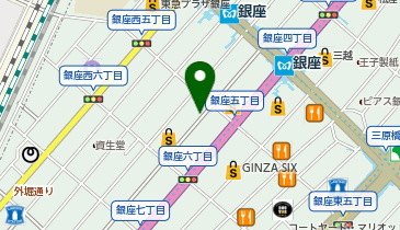 金子眼鏡店 銀座店の地図画像