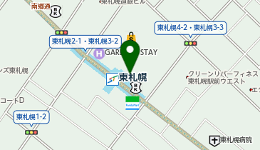 Agu hair gata(アグ ヘアー ガータ) 東札幌店の地図画像
