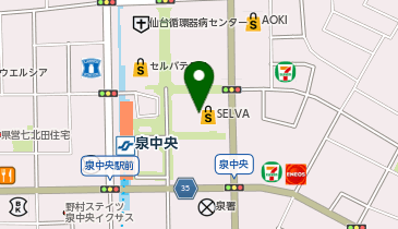 #C-pla(シー プラ) 仙台SELVA店の地図画像