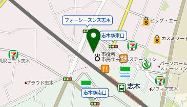 焼魚専門店 二代目 魚日出 マルイ志木店の地図画像