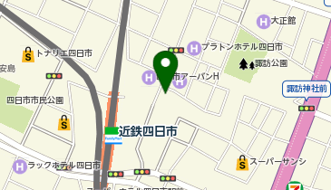 築地銀だこ 近鉄四日市駅前店の地図画像