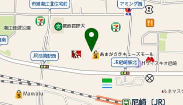 ガラムとマサラ あまがさきキューズモール店の地図画像