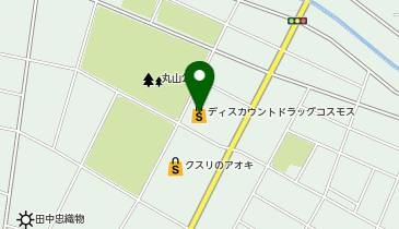 ドラッグストアコスモス丸山店の地図画像
