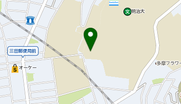 明治大学平和教育登戸研究所資料館の地図画像